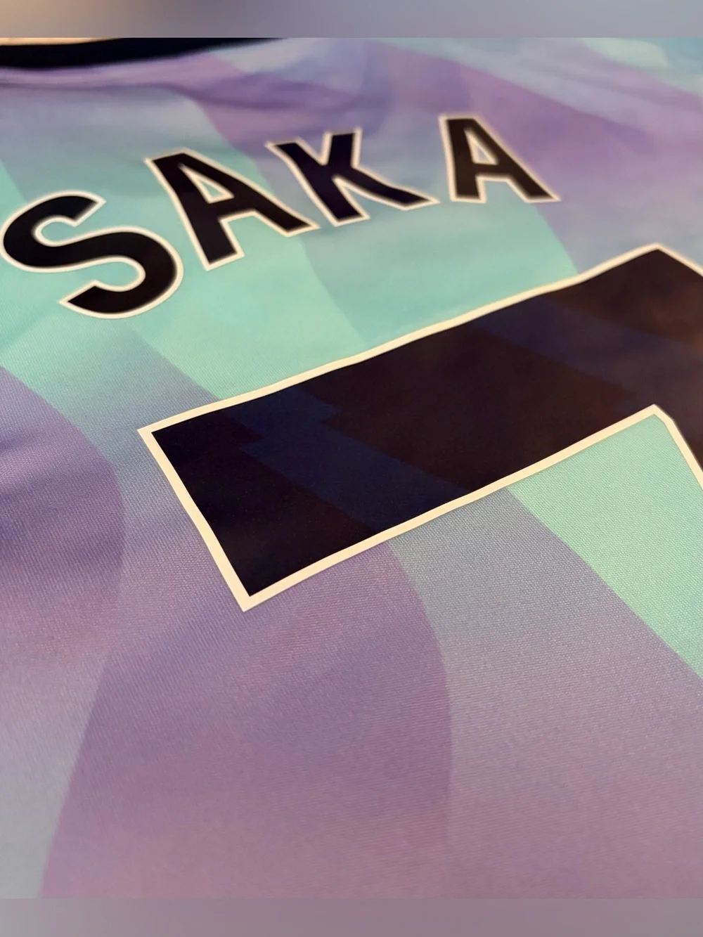 Adidas Authentic Arsenal 2024/25 Saka #7 Third IZ0114 Soccer Jersey Men’s Sz: L